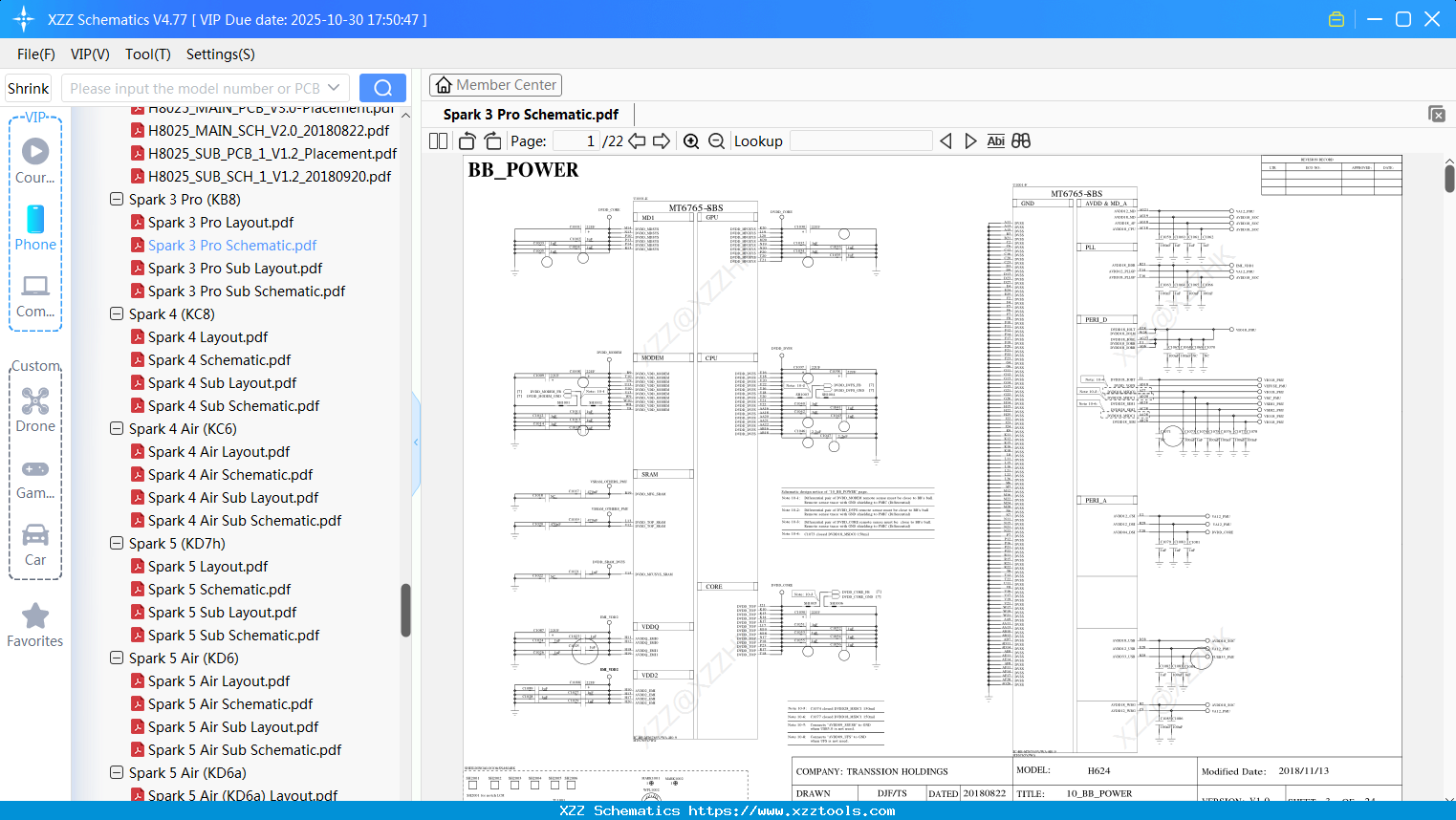 Tecno Spark 3 Pro Schematic